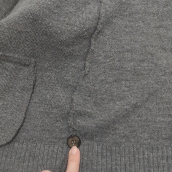 Vintage London Fog Grey Grandpa Cardigan - Picture 6 of 6